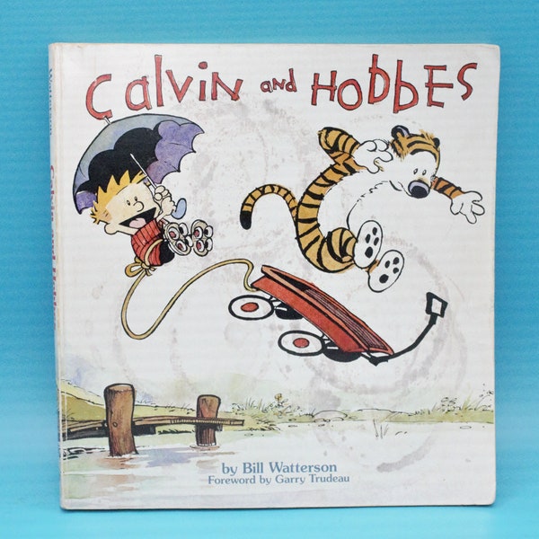 Vintage 1980s Calvin and Hobbes comic book comic strip collection Bill Watterson 1988