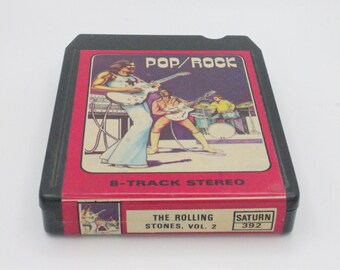 Vintage 1970s Pop Rock Rolling Stones Vol 2 Stereo 8-track