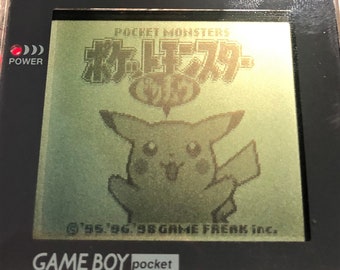 Vintage 1990s Pokémon Nintendo Game Boy Game Cartridge Japanese
