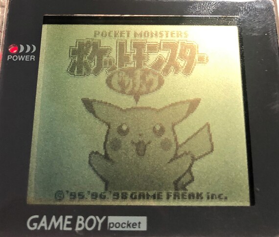 Vintage 1990s Pokémon Nintendo Game Boy Game Cartridge Japanese