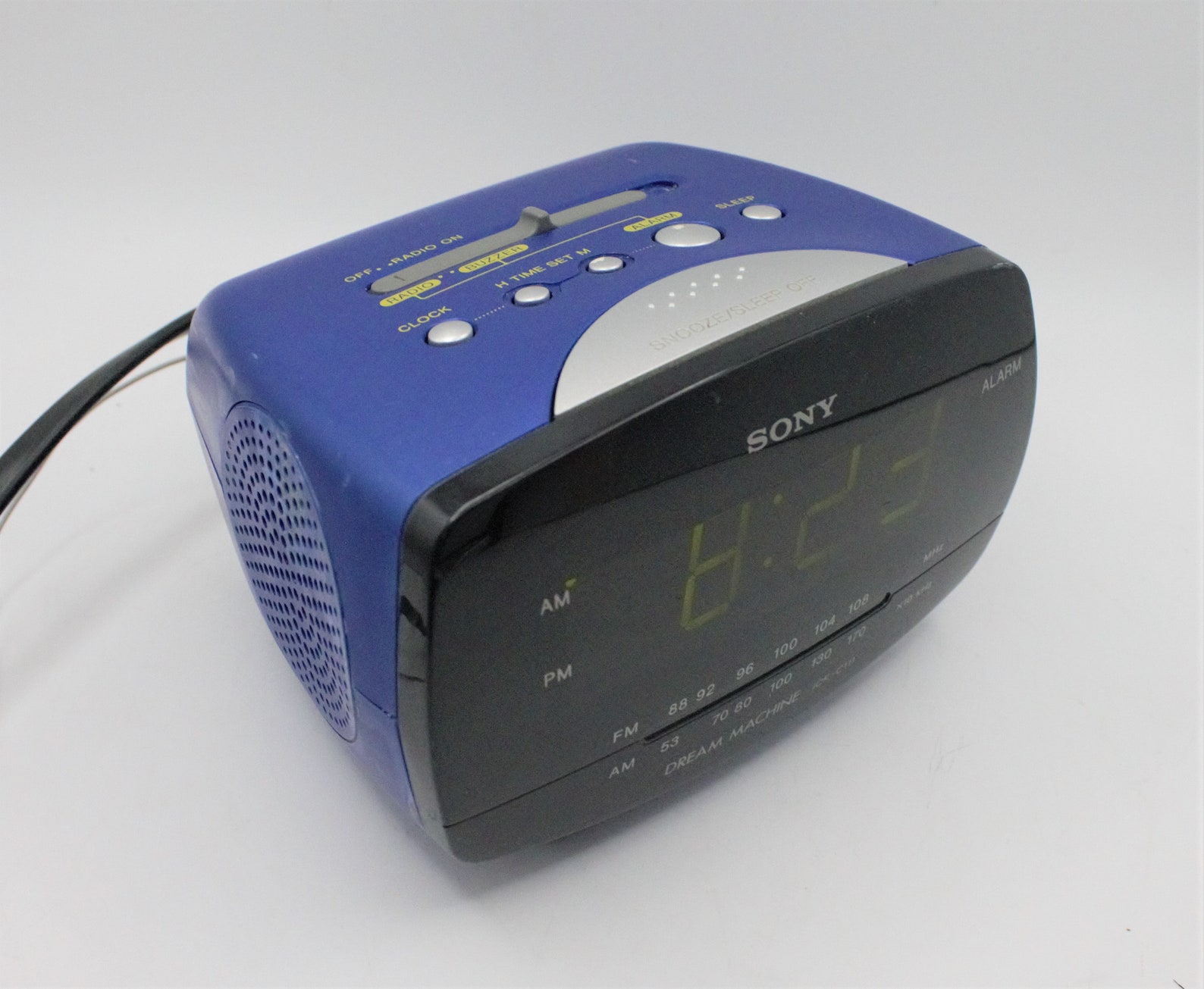 Vintage Sony Digital Alarm Clock Radio AM/FM Dream Machine Etsy