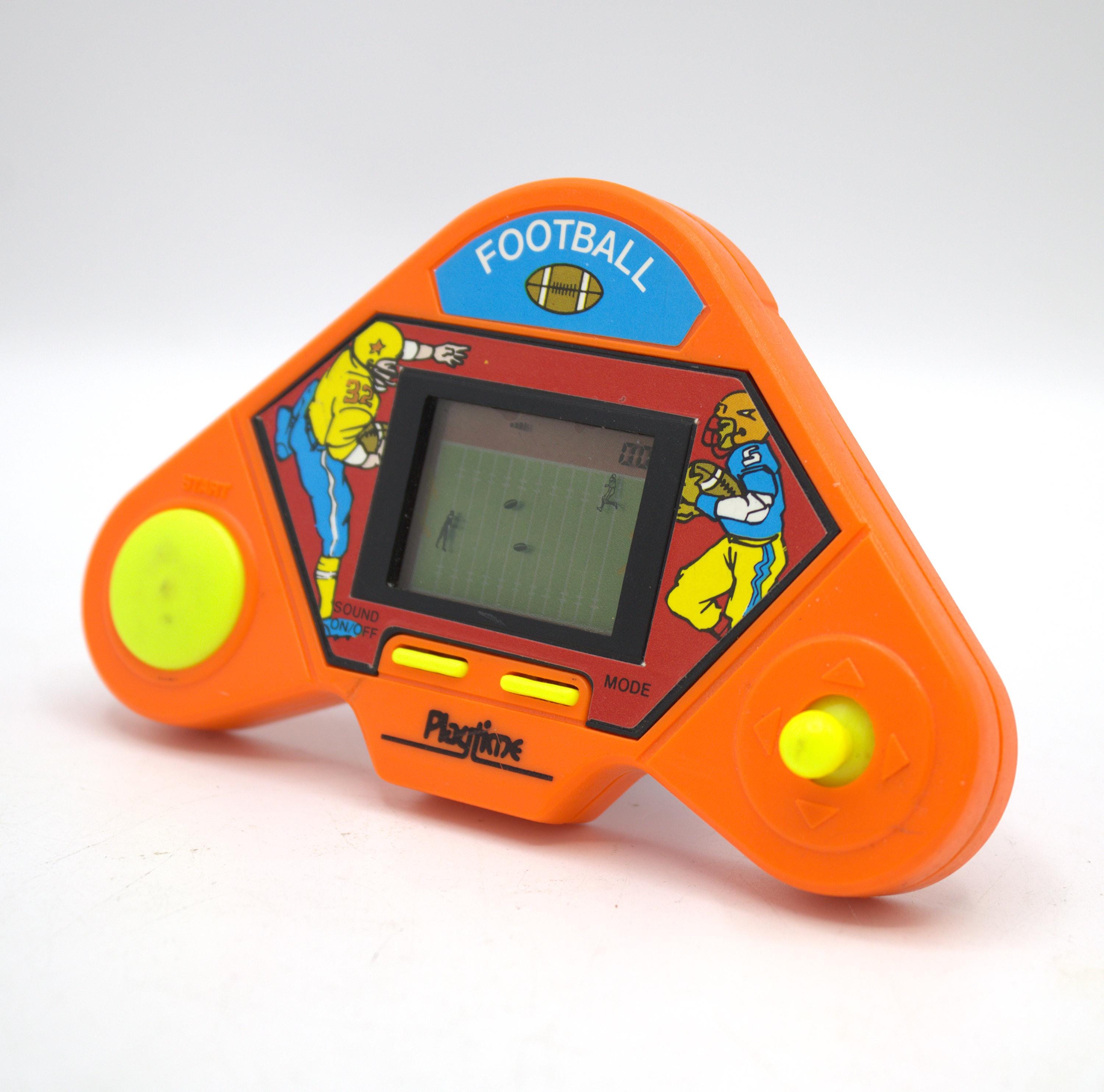 Vintage 1980s Handheld Game Football LCD Digital Display With