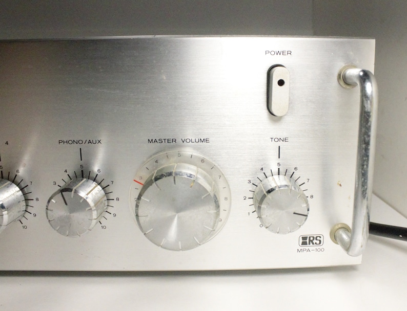 Vintage PA Amplifier 100 Watt Solid State 4 Microphone Input Etsy