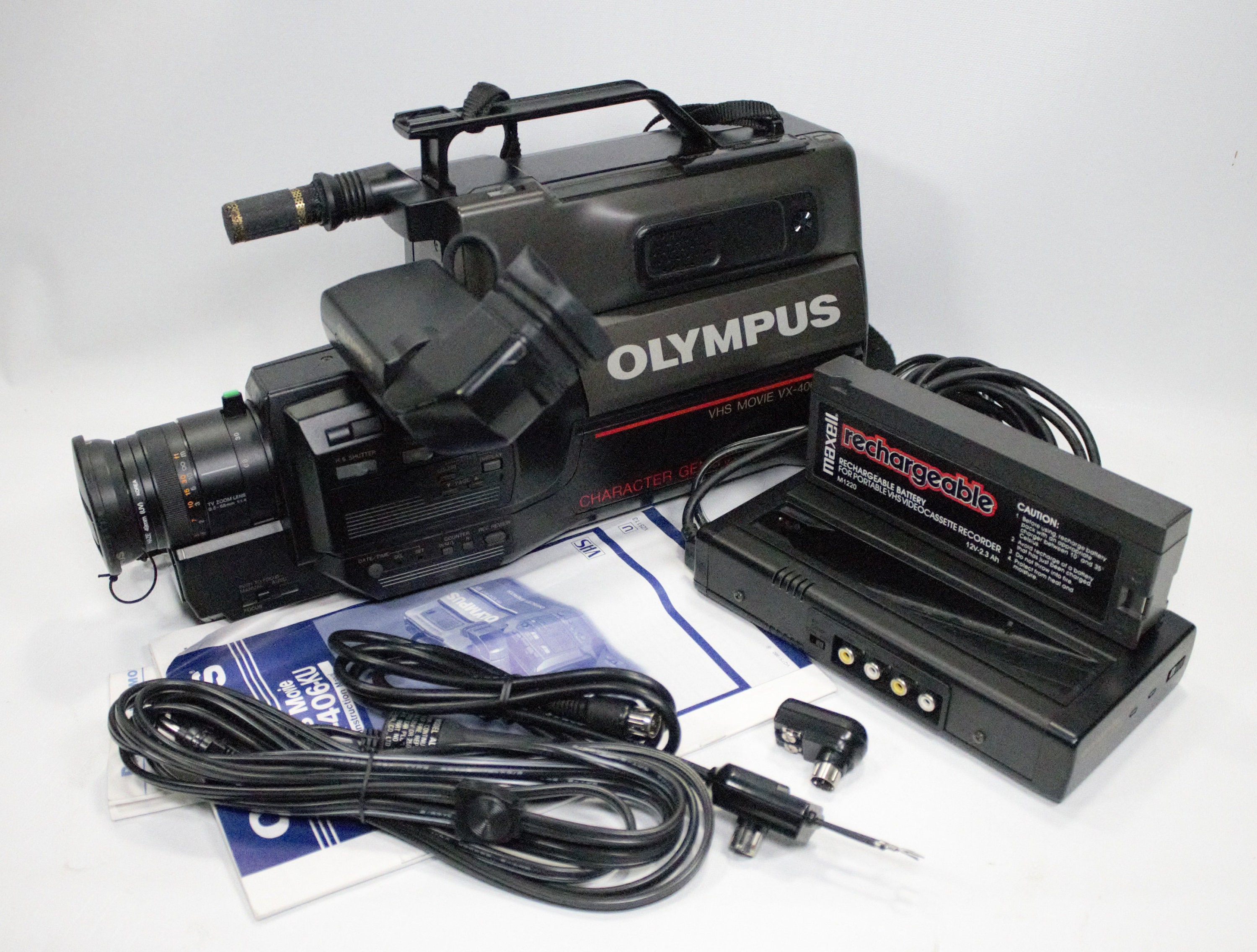 Vintage 1980s Camcorder Video Camera VHS Movie VCR Recorder