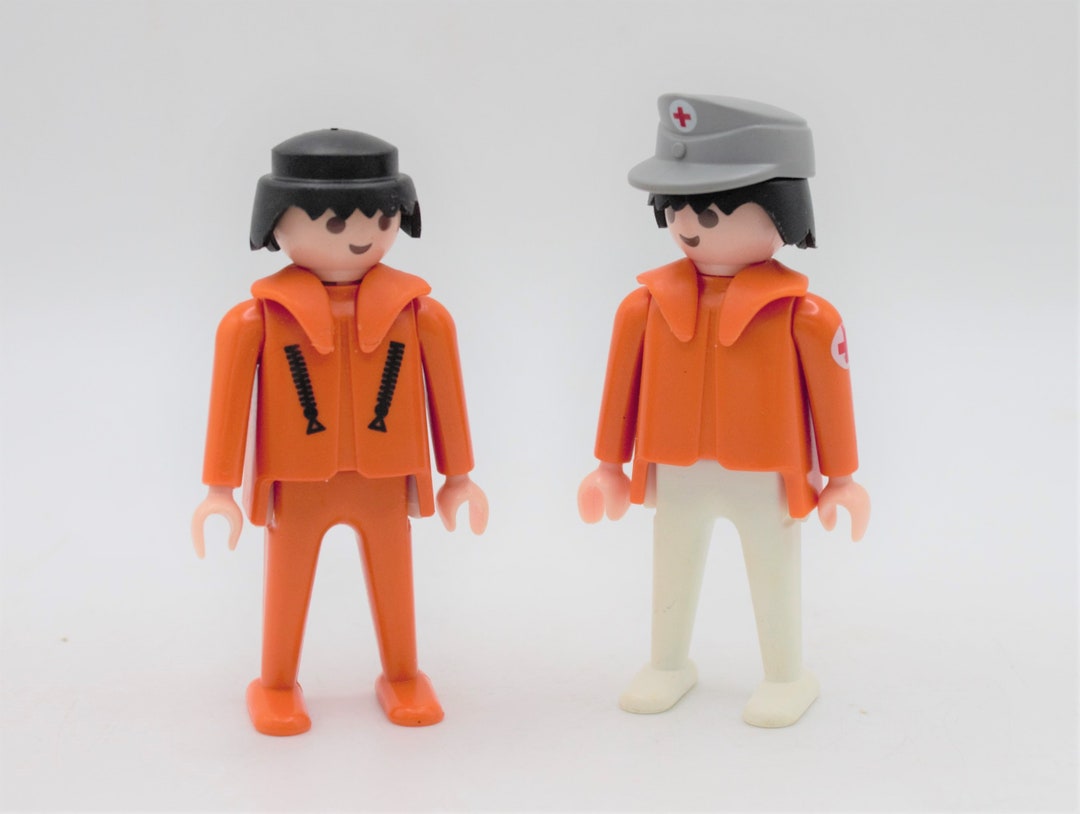 VINTAGE LOT PERSONNAGES Et Accessoires Playmobil Geobra Hopital Infirmerie 256023965312