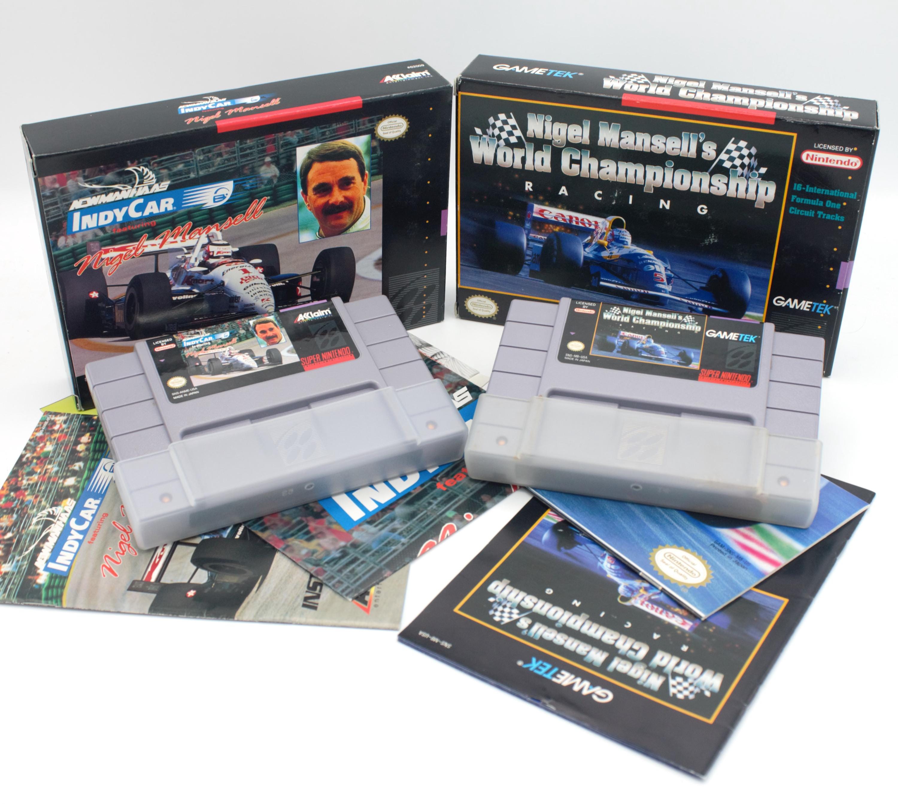 Super Nintendo Game Bundle Nigel Mansell's World Championship