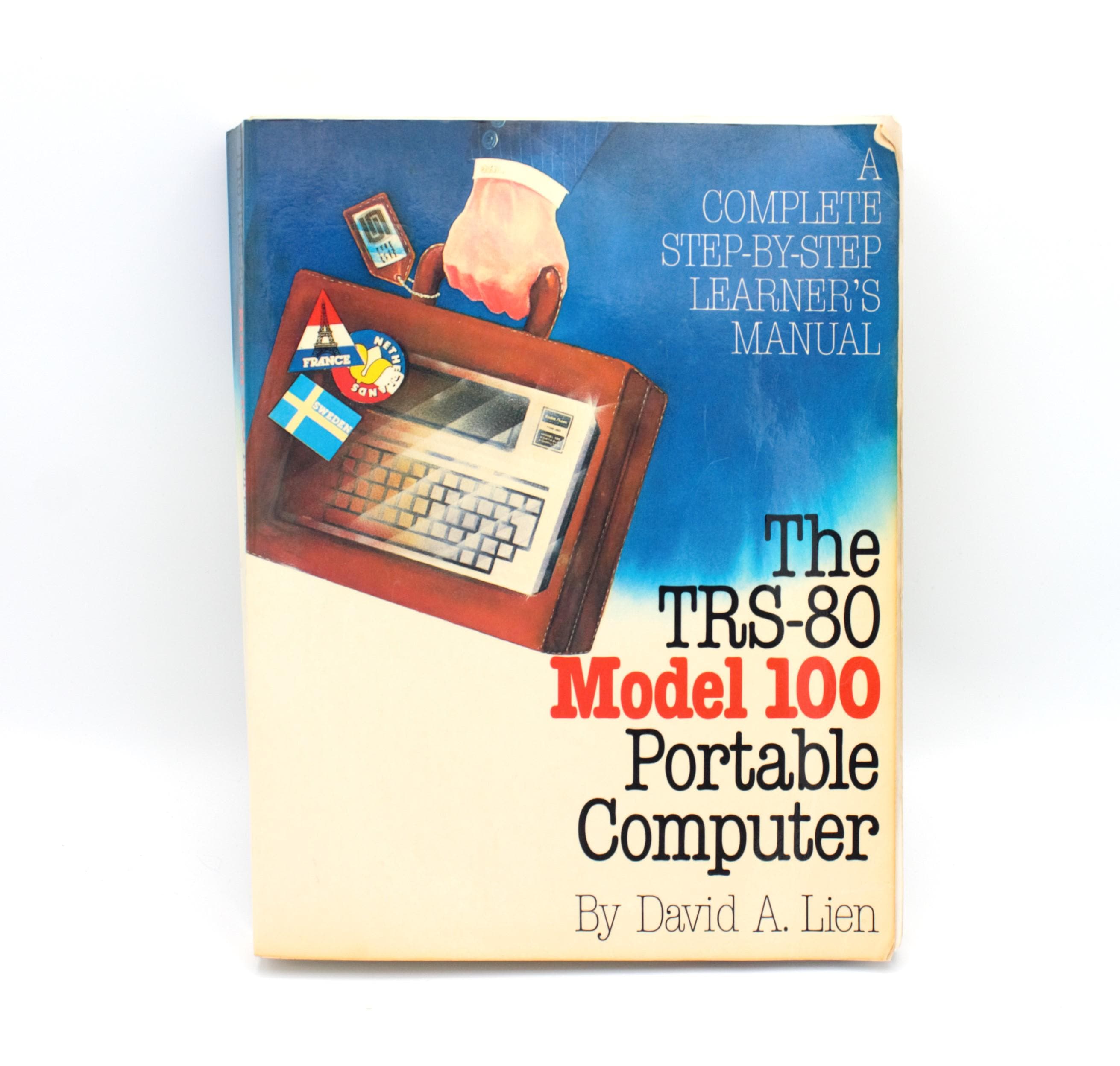 Vintage TRS-180 Model 100 Portable Computer Manual Early Laptop