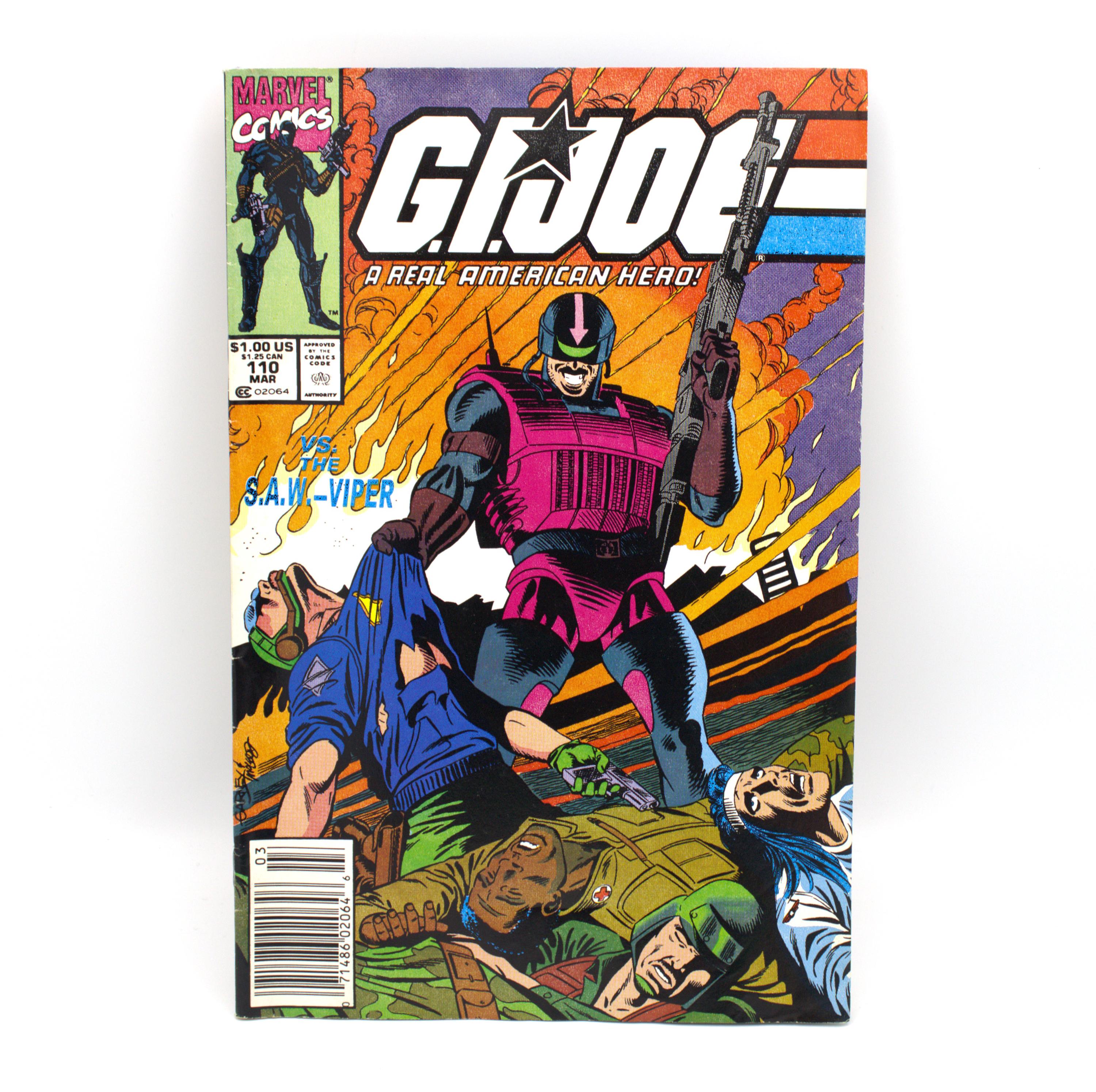 Vintage 1991 GI JOE Comic Book Issue 110 