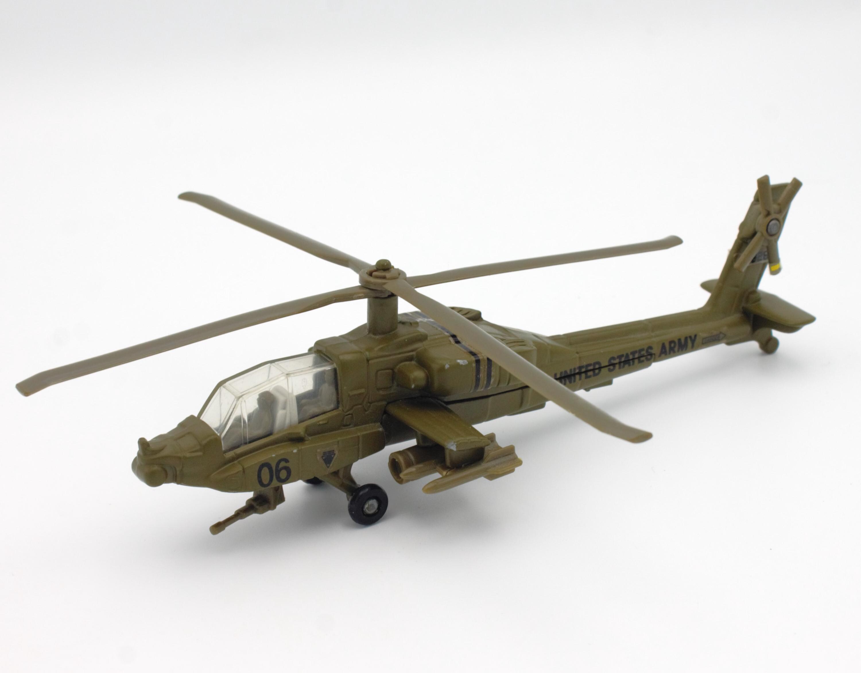 Vintage 1984 Ertl AH-64 Apache Die Cast Metal Force One Vintage 1984 Ertl AH-64 Apache Die Cast Metal Force One
