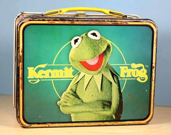 Kermit Lunch Box Vintage 1970s Muppets Retro Jim Henson Muppet Etsy