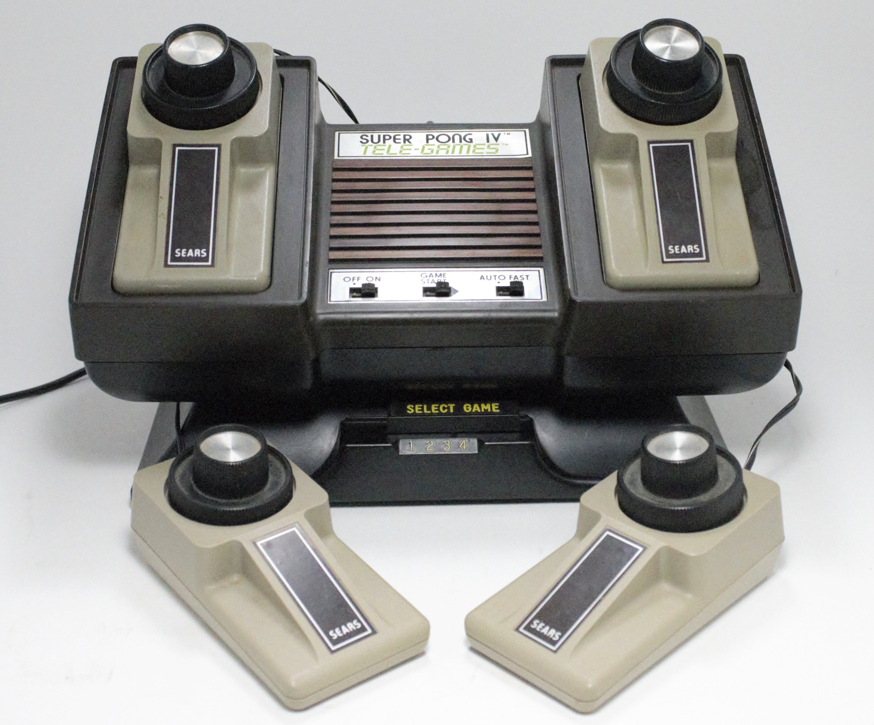 Vintage Super Pong IV Original Console Video Game Station 53 OFF