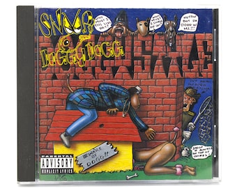 Vintage CD Snoop Doggy Dogg 1993 Doggystyle album original recording 90s hip-hop rap Westcoast LBC Suge Knight Dr. Dre Death Row Records