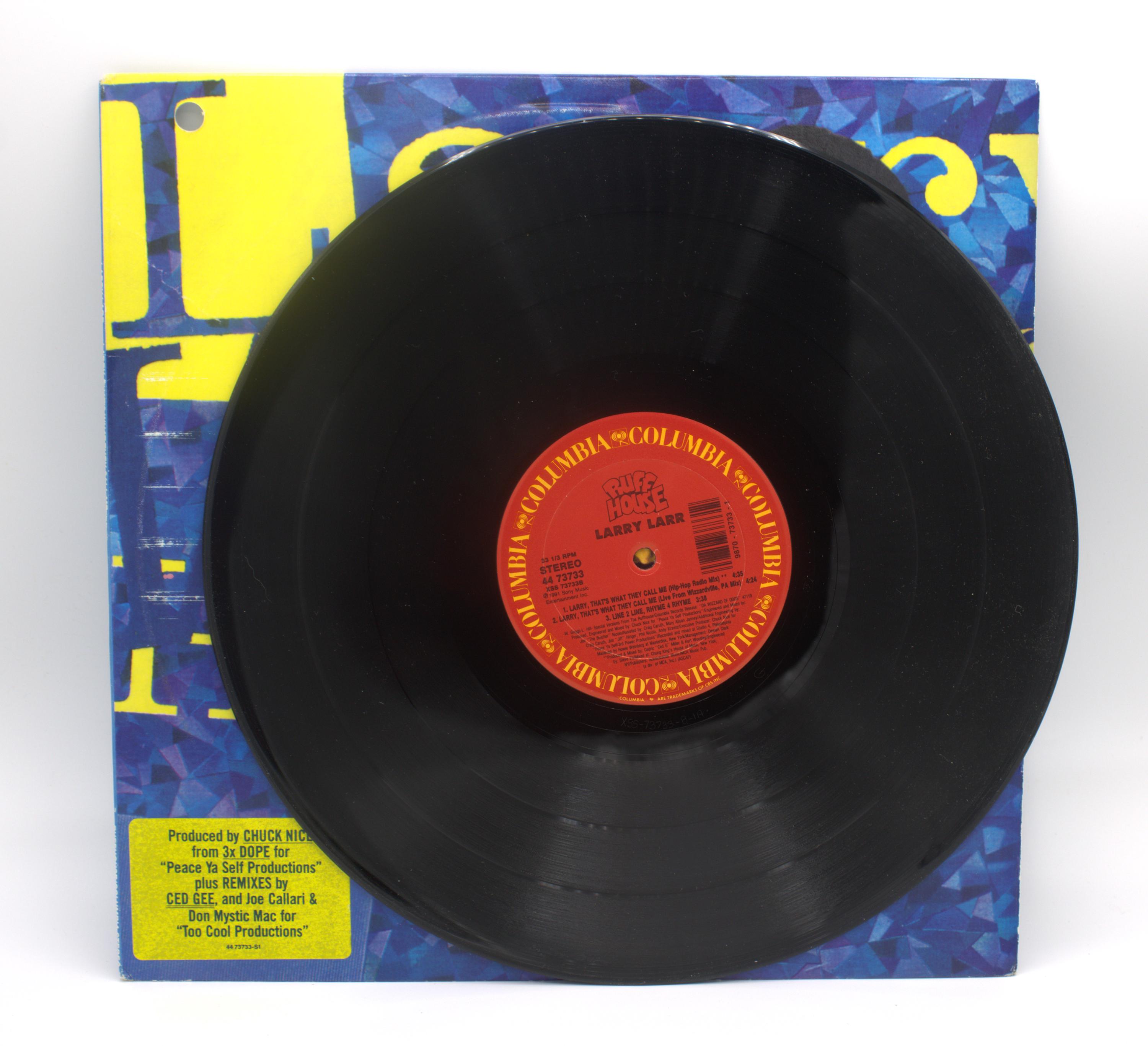 Vintage 90s Vinyl Larry Larr 1991 Thats What They Call Me Single