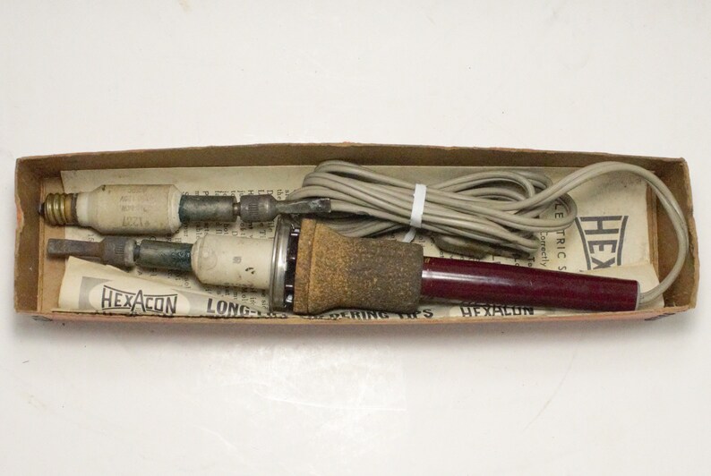 Vintage Soldering Iron Ungar Electric 120V Solder Tool Socket Etsy