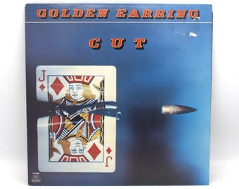 Vintage 80s vinyl Golden Earring 1982 album Cut classic rock original recording 12" stereo LP 21 PolyGram Records
