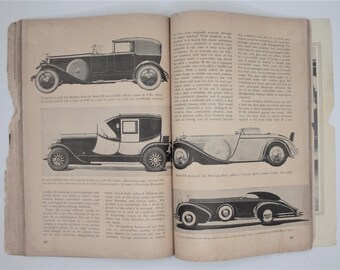 Vintage Magazine 1953 Classic Cars and Antiques Best