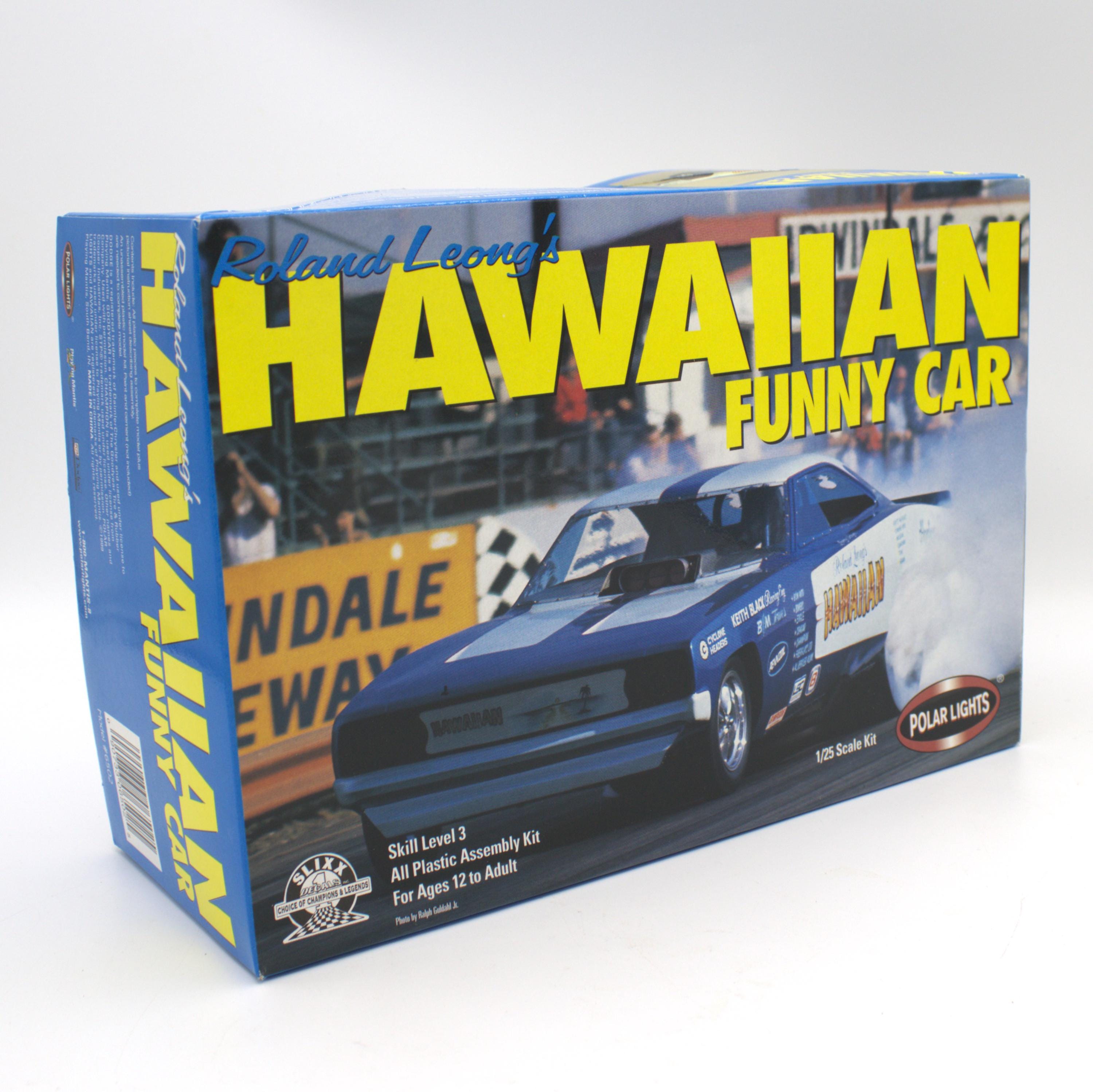 Vintage Hawaiian Funny Car Dodge Charger Model Kit 1/25 Scale Drag