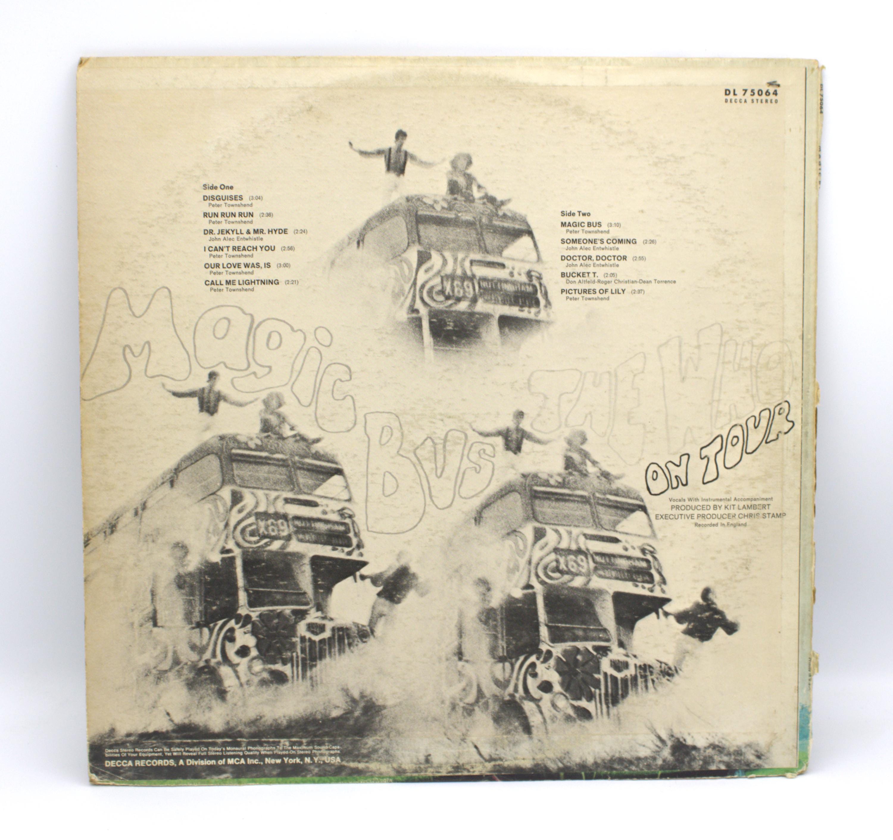 Vintage 60s Vinyl the Who 1968 Album Magic Bus Trippy Psychedelic