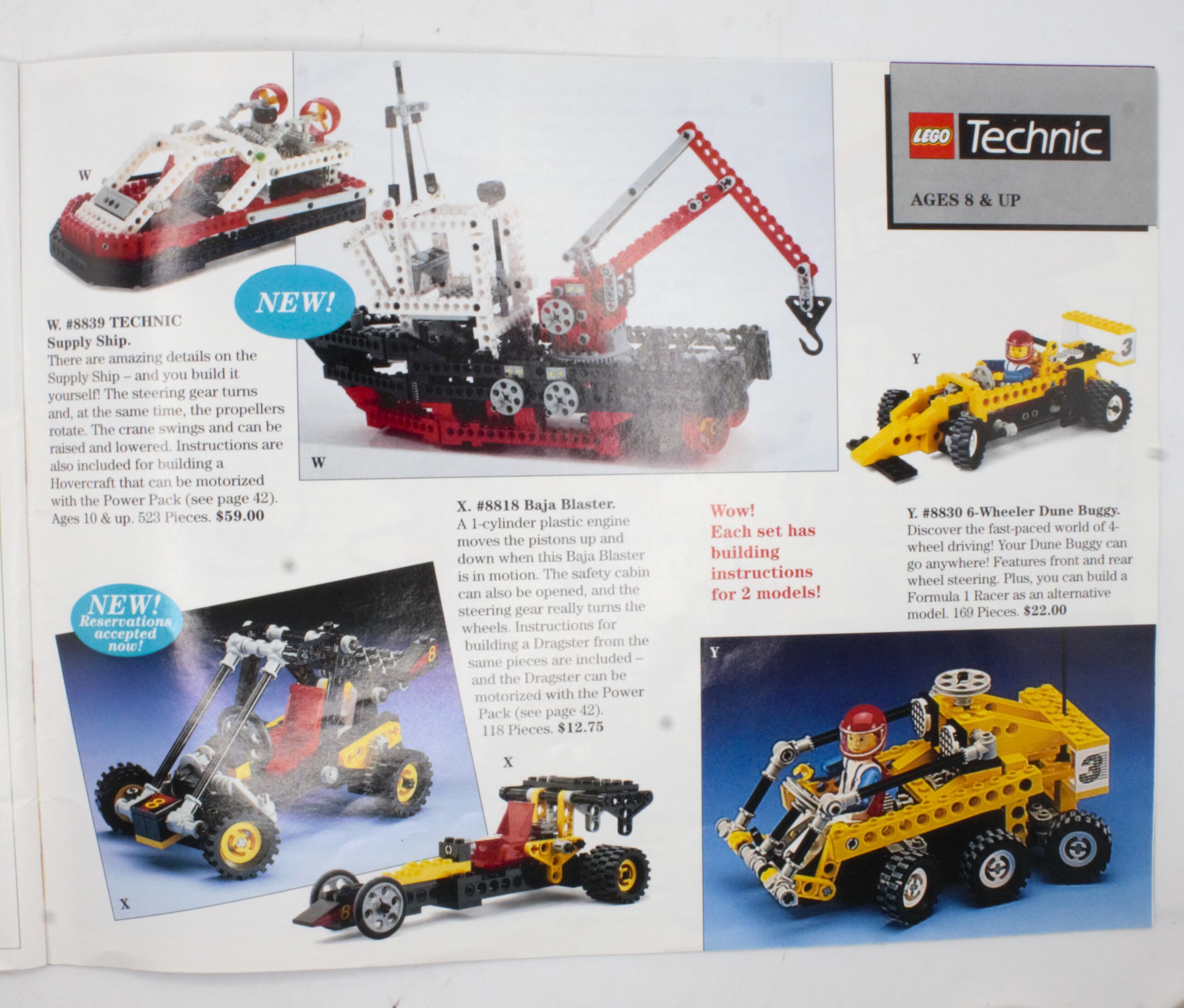 Vintage 1993 Lego Catalog Shop at Home Imagination Book Large