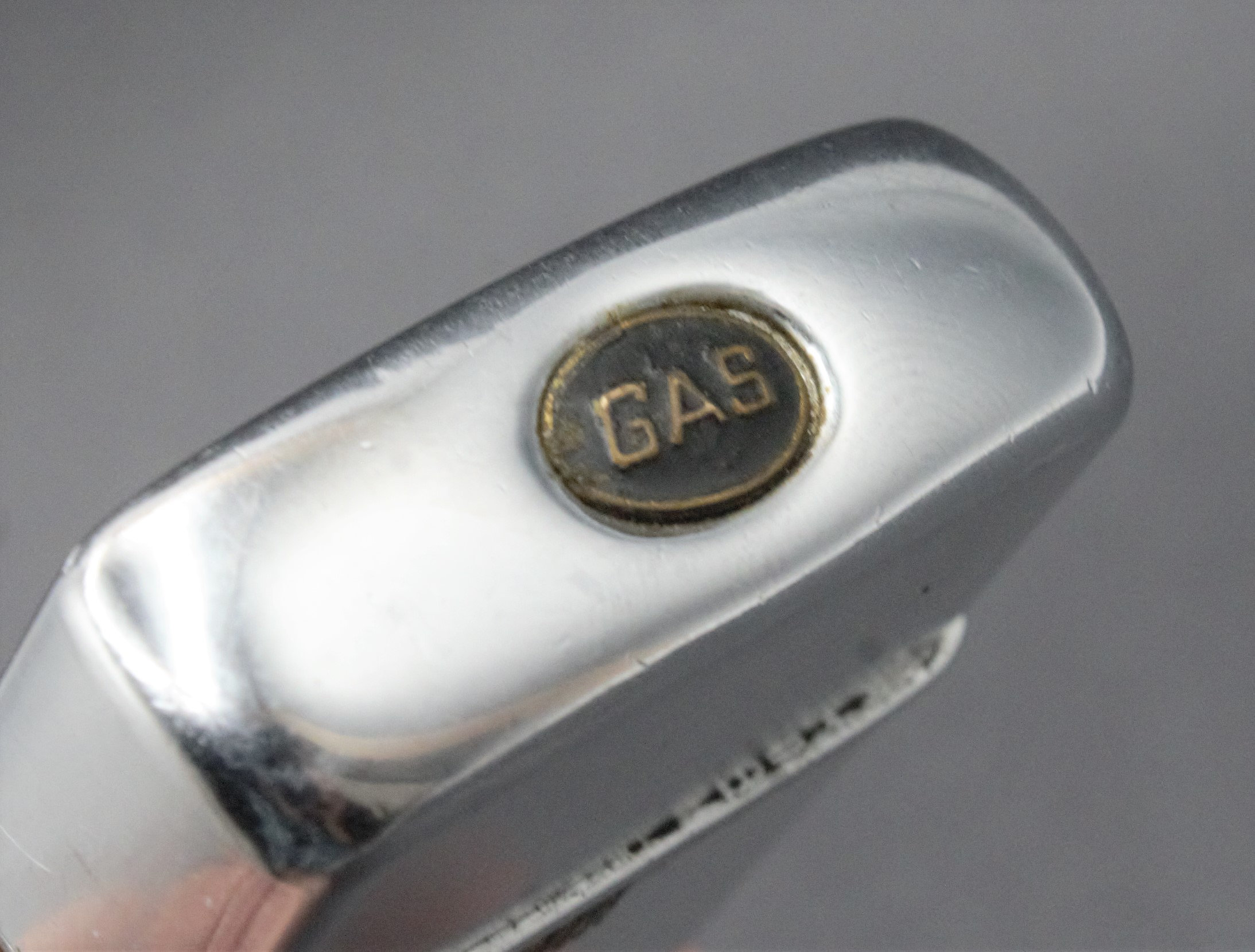 Vintage Mid Century Lighter Polished Chrome Stainless Steel