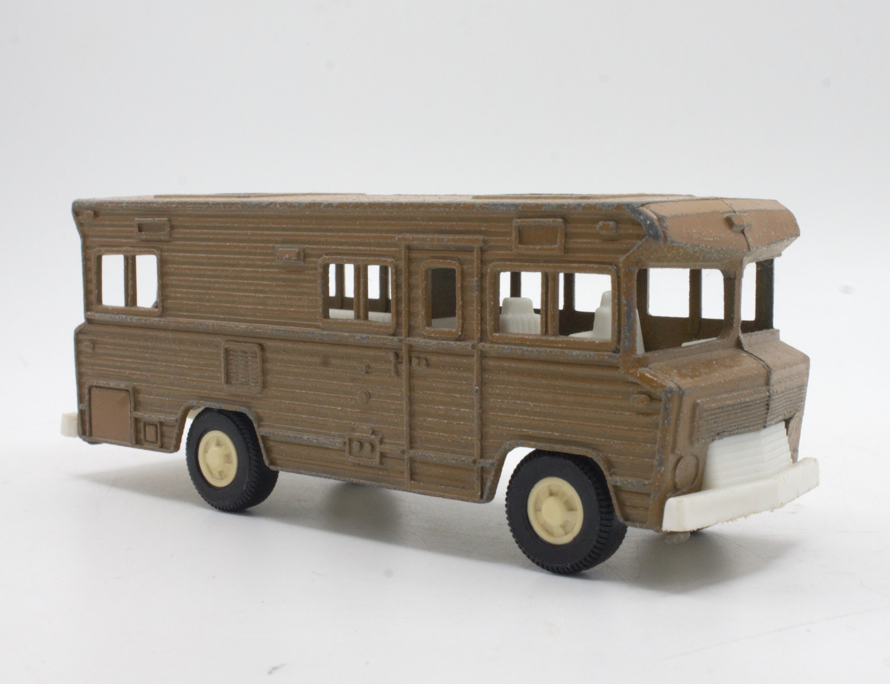 Vintage 1970s Tonka Tootsietoy Camper Die Cast Toy Truck Metal