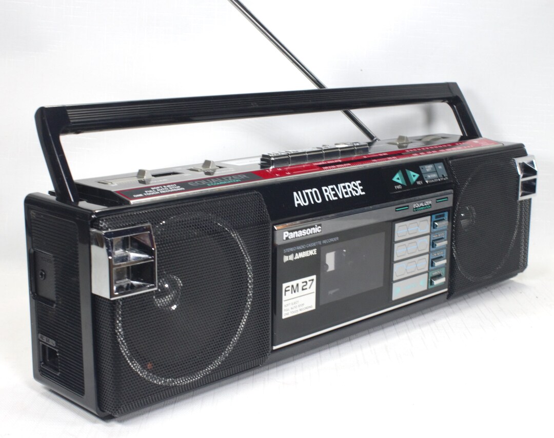 Radio Cassette Philips 774 Vintage - Boombox Stéréo - Bon état