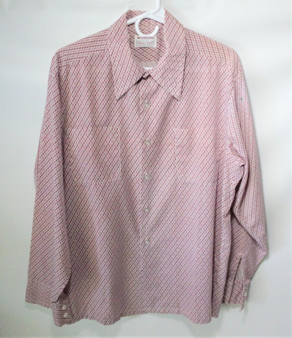 Vintage Mod shirt McGregor button up long sleeve … - image 3