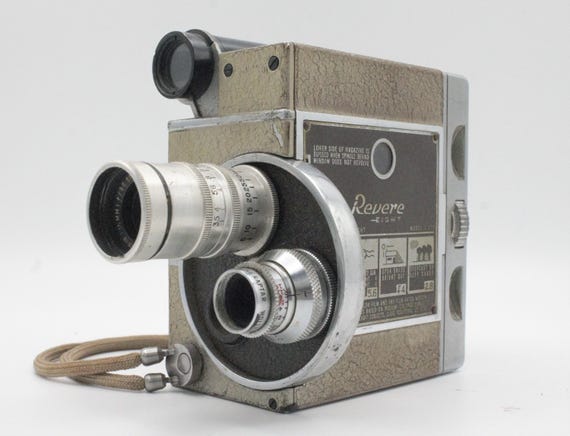 Vintage 8mm Movie Camera Revere Eight Magazine Cine Eight Model