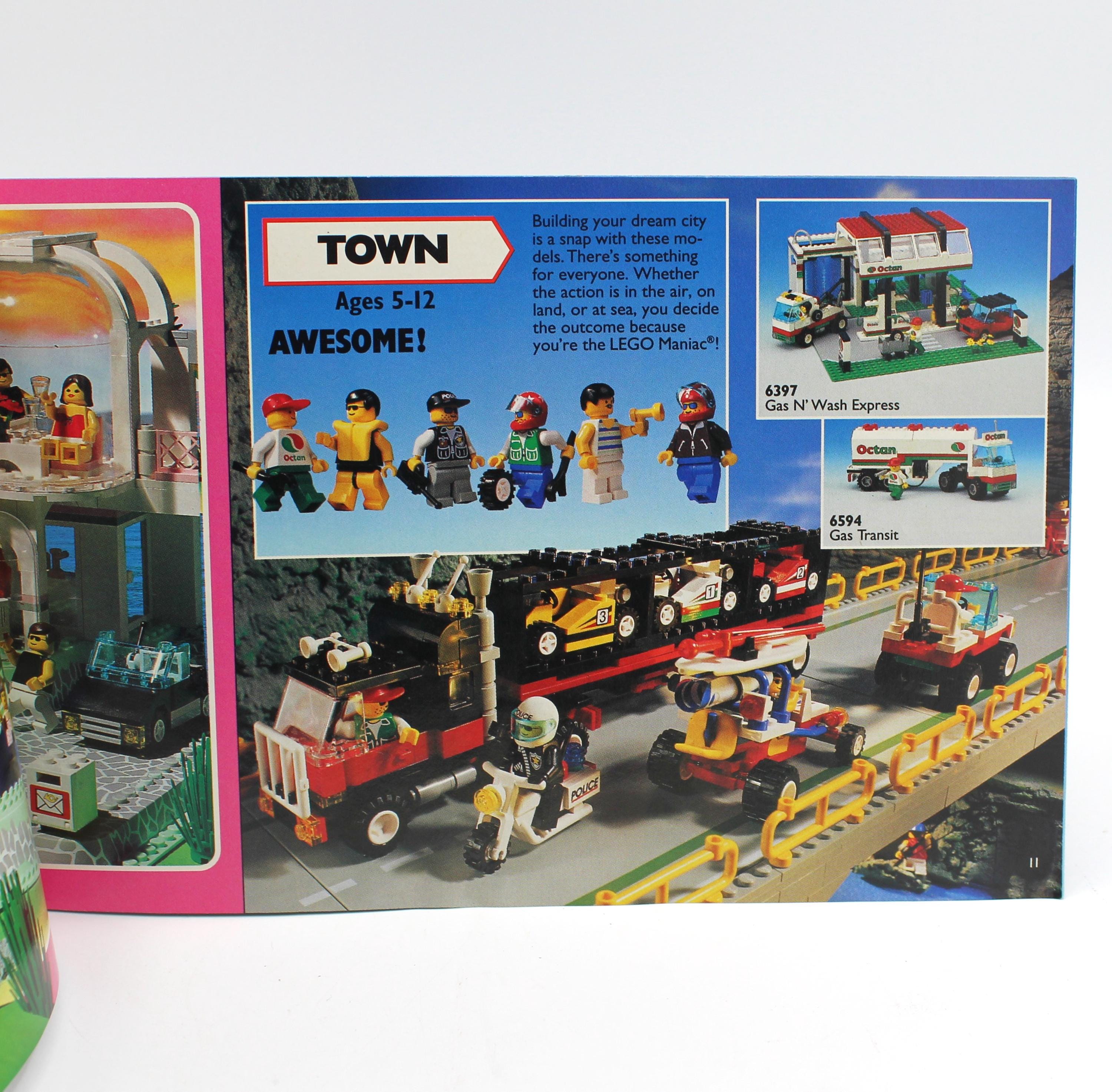 Vintage 1994 Lego Catalog Maniac Collector's Guide New Product