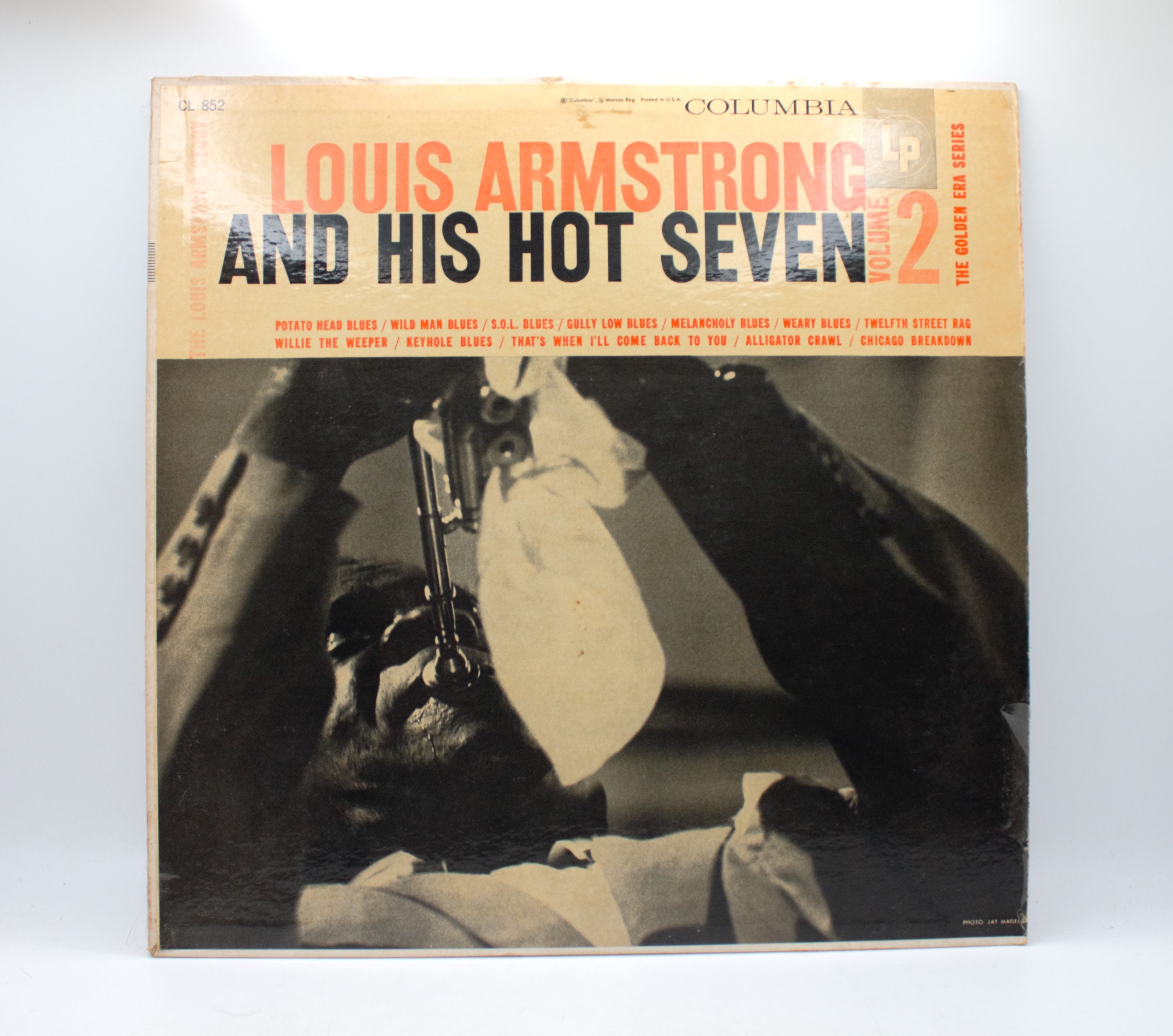 Vintage 1950s Vinyl Louis Armstrong and His Hot Seven Album