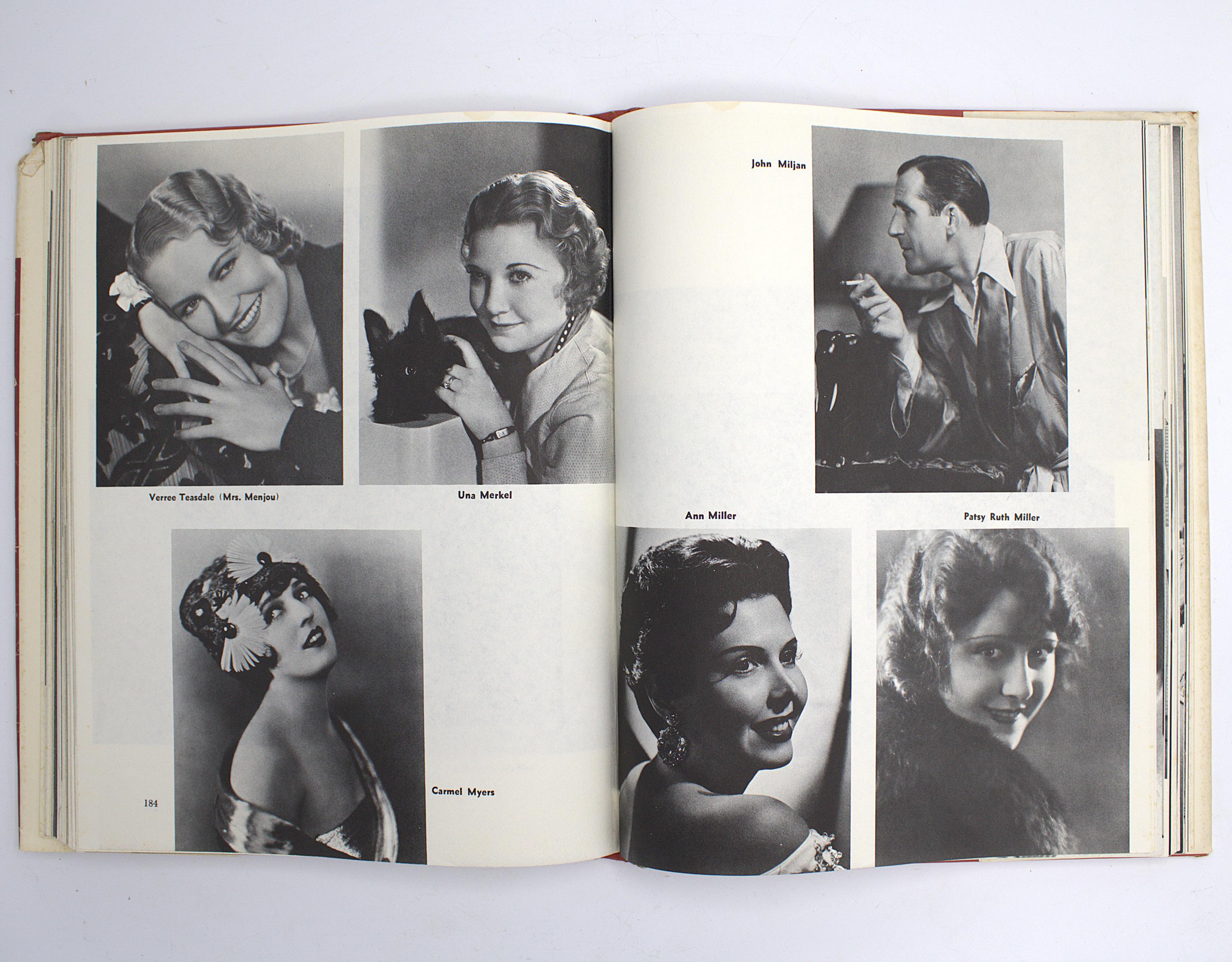 Vintage Book the Faces of Hollywood Celebrity Photography of