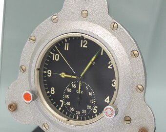 Vintage MIG-29 Clock Authentic Soviet USSR Fighter Jet Cockpit