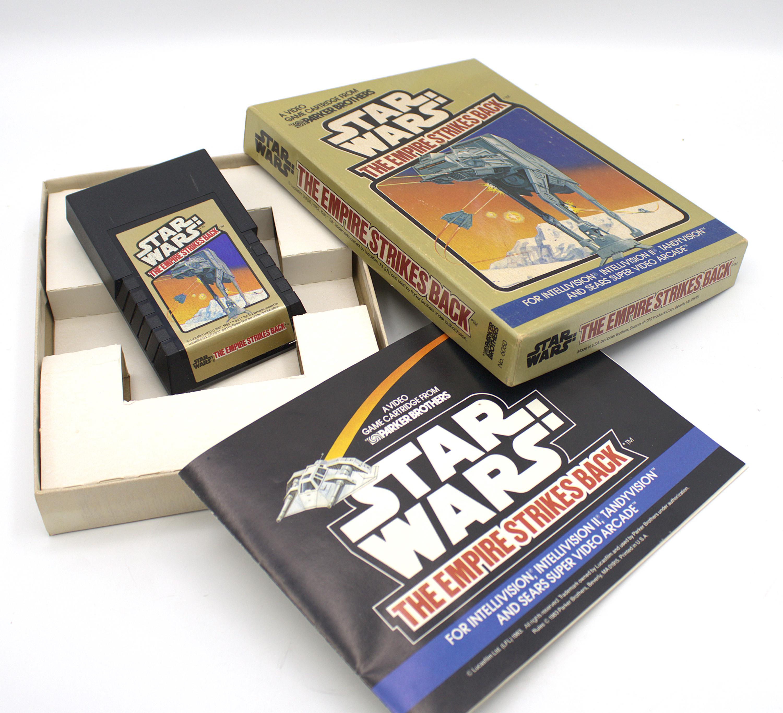 Vintage 1983 Intellivision Star Wars Game Cartridge the Empire