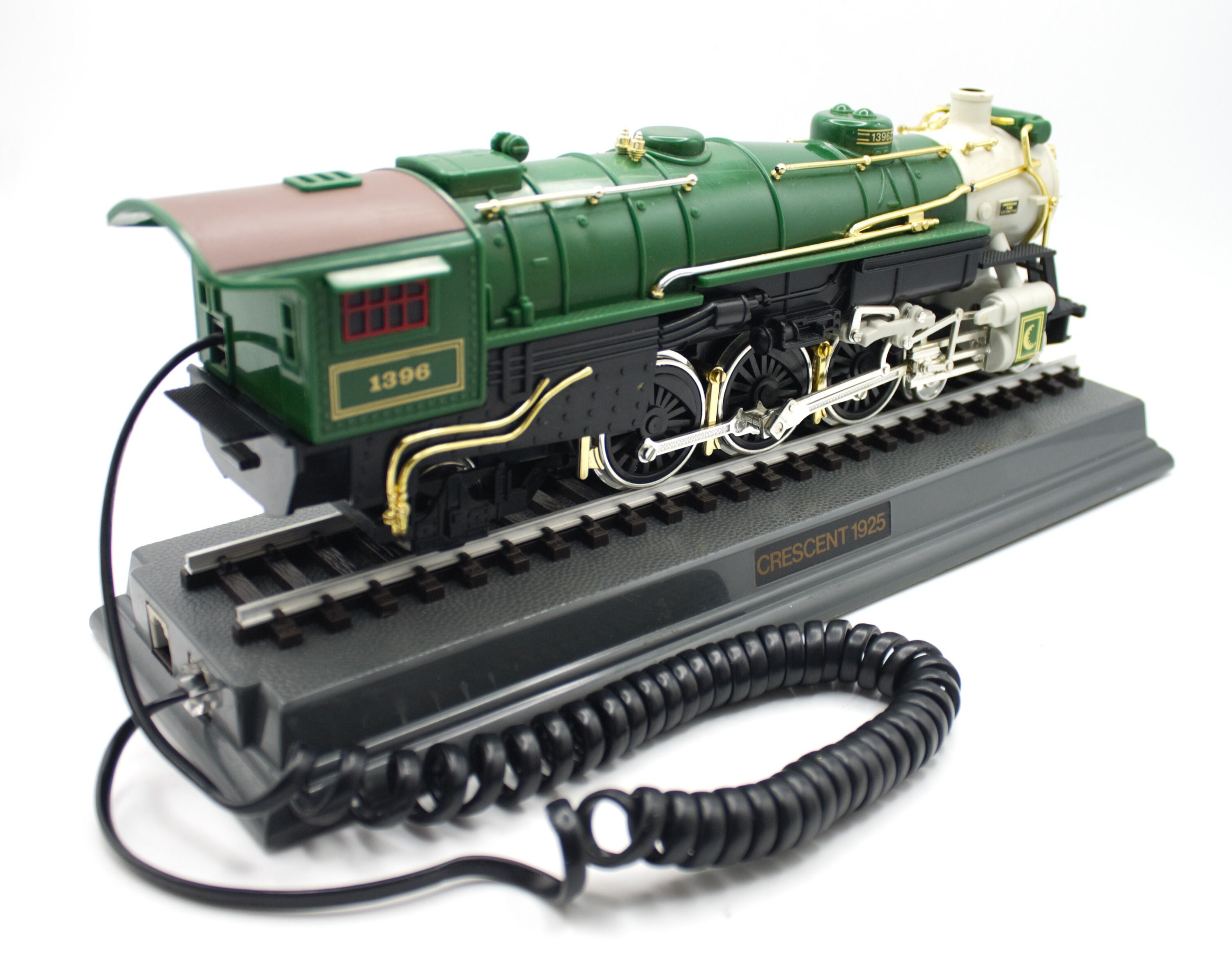 Crescent Train 1925 電話機 Vintage Crescent 1925 Locomotive Train Telephone Novelty