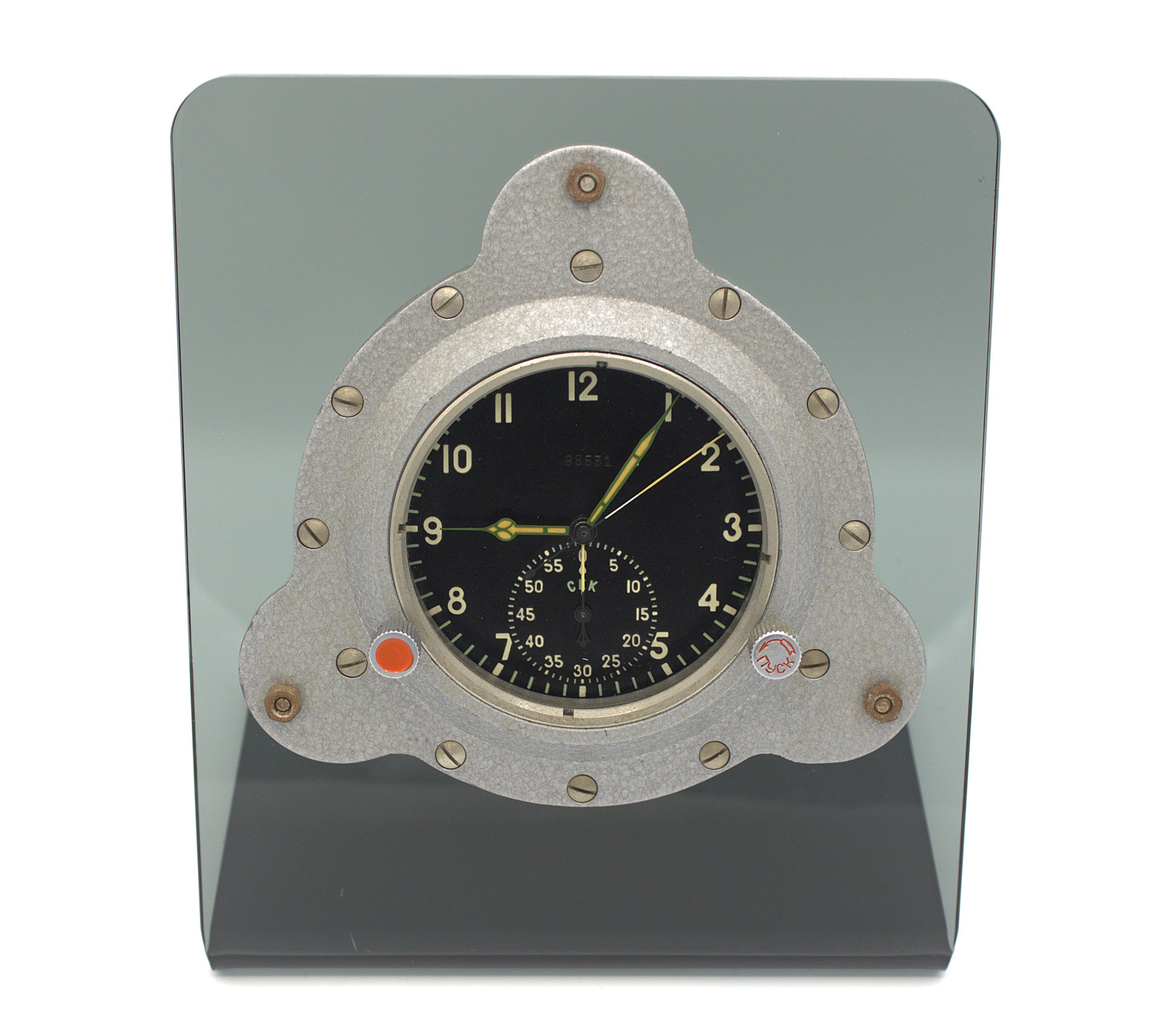 Vintage MIG-29 Clock Authentic Soviet USSR Fighter Jet Cockpit