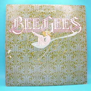 Vintage 1970s vinyl Bee Gees Main Course 70s disco pop 12&quot; album original recording RSO Records 1975