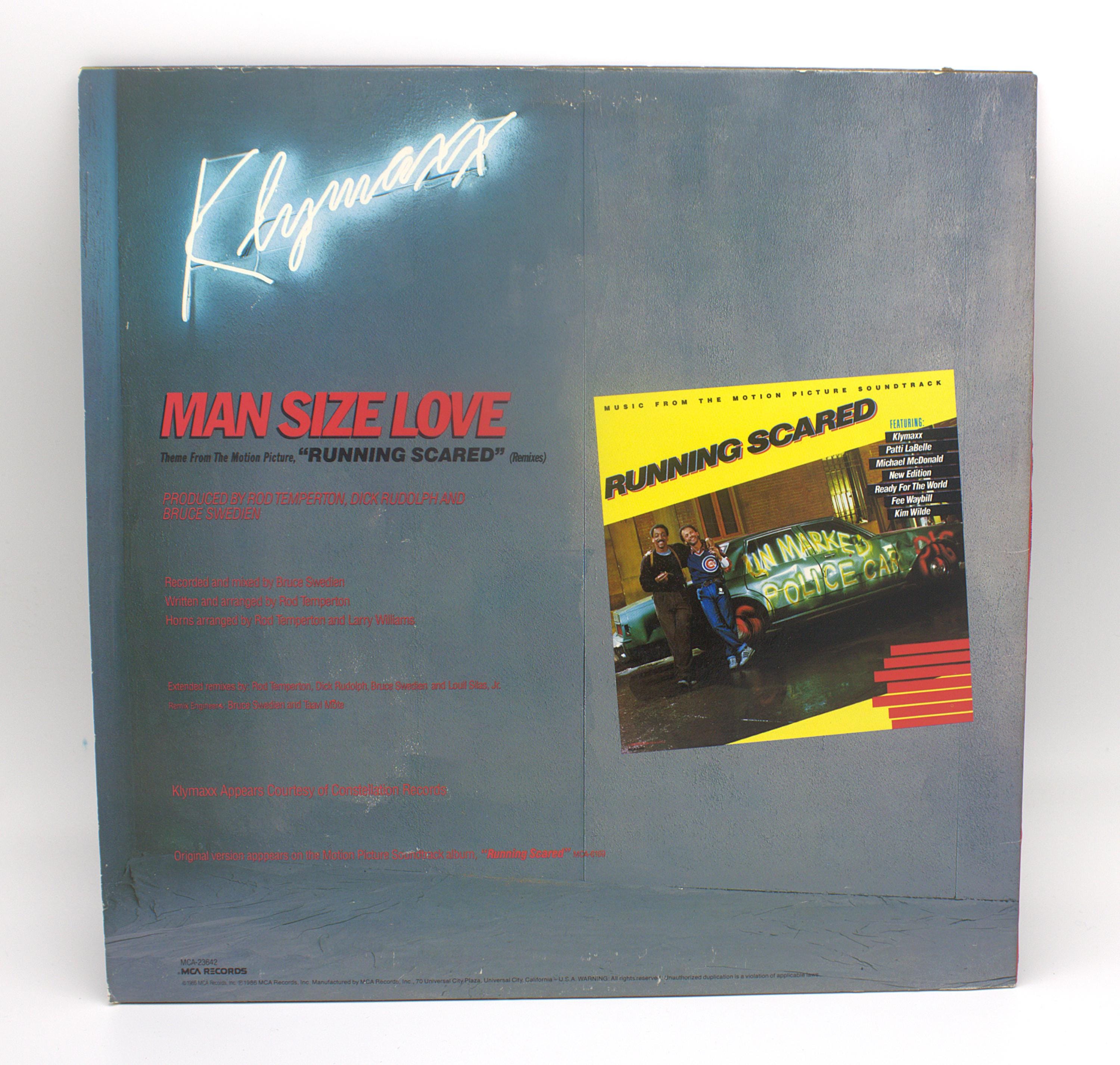 Vintage 80s Vinyl Klymaxx Man Size Love 1986 Album Soundtrack