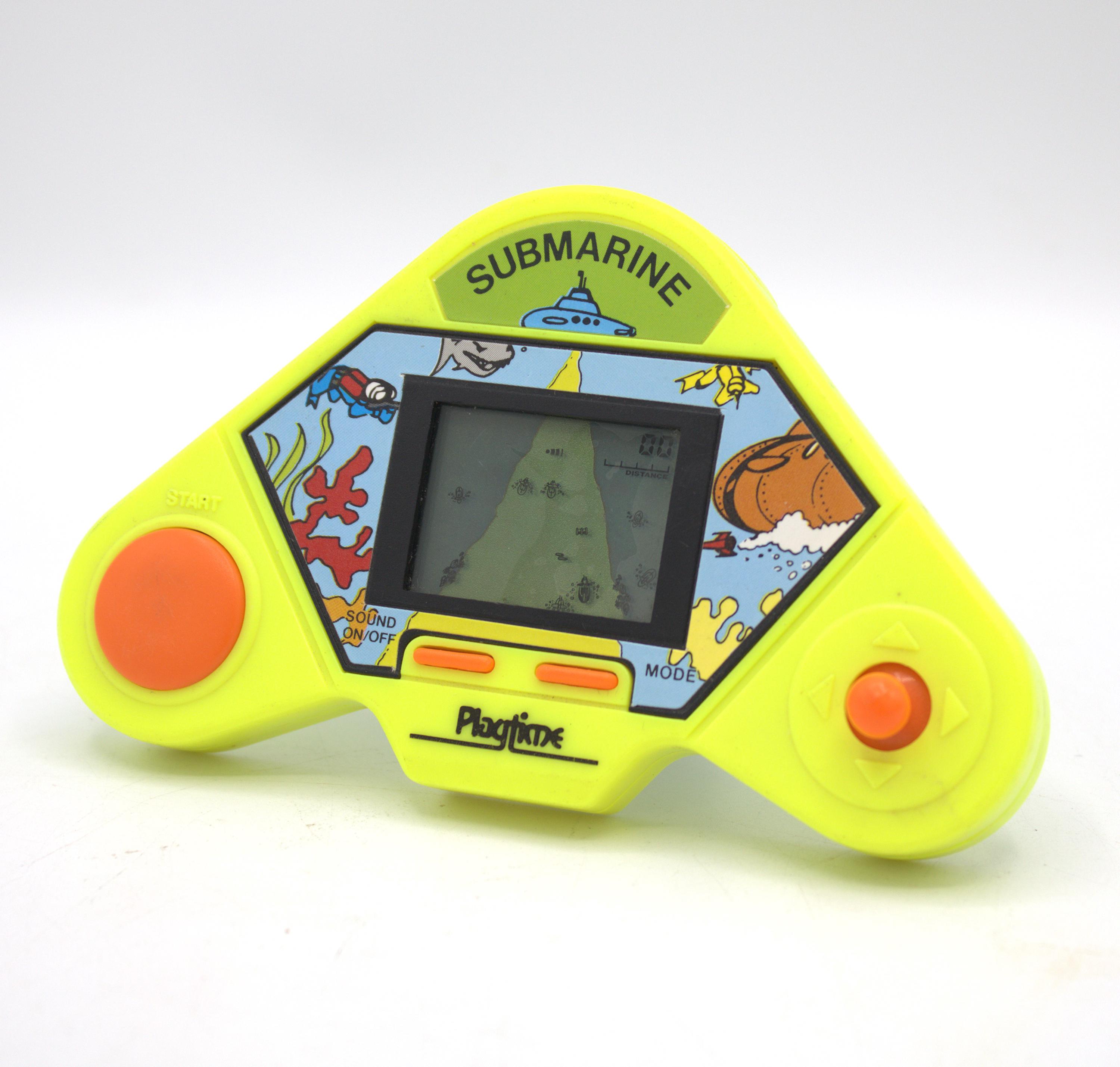 Vintage 1980s Handheld Game Submarine LCD Digital Display With