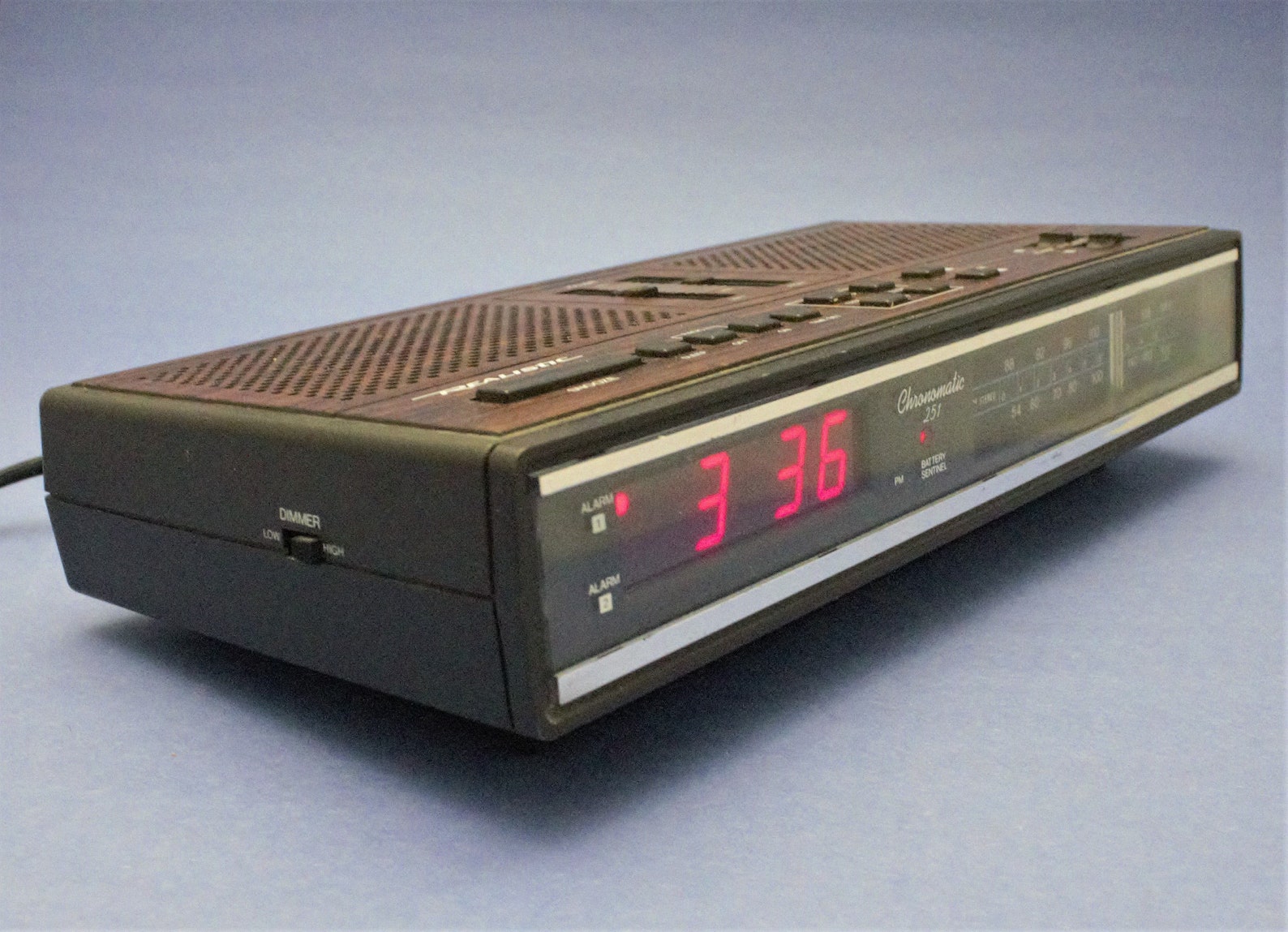 Vintage Digital Alarm Clock Stereo Dual Alarms AM/FM Radio Etsy