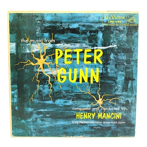 Vintage Peter Gunn Henry Mancini Orchestra classic NBC Television Series theme song RCA Victor Records