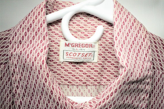 Vintage Mod shirt McGregor button up long sleeve … - image 7