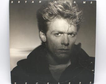 Vintage 1980s vinyl Bryan Adams 1984 album Reckless original recording 12" stereo LP A&M Records