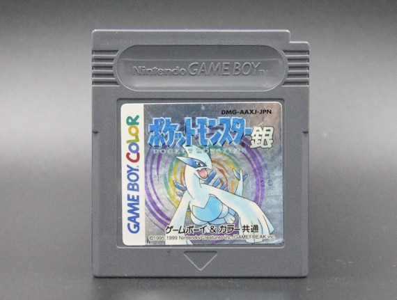 Vintage 1990s Pokémon Tochigi Silver Nintendo Game Boy Color