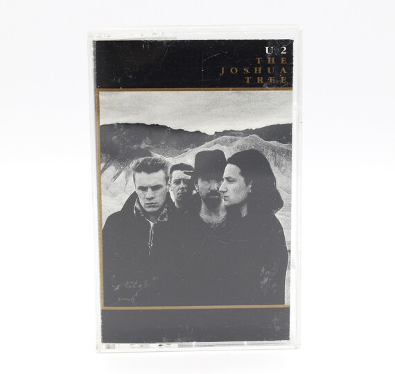 Vintage 1987 U2 the Joshua Tree Cassette Tape Island Records 80s