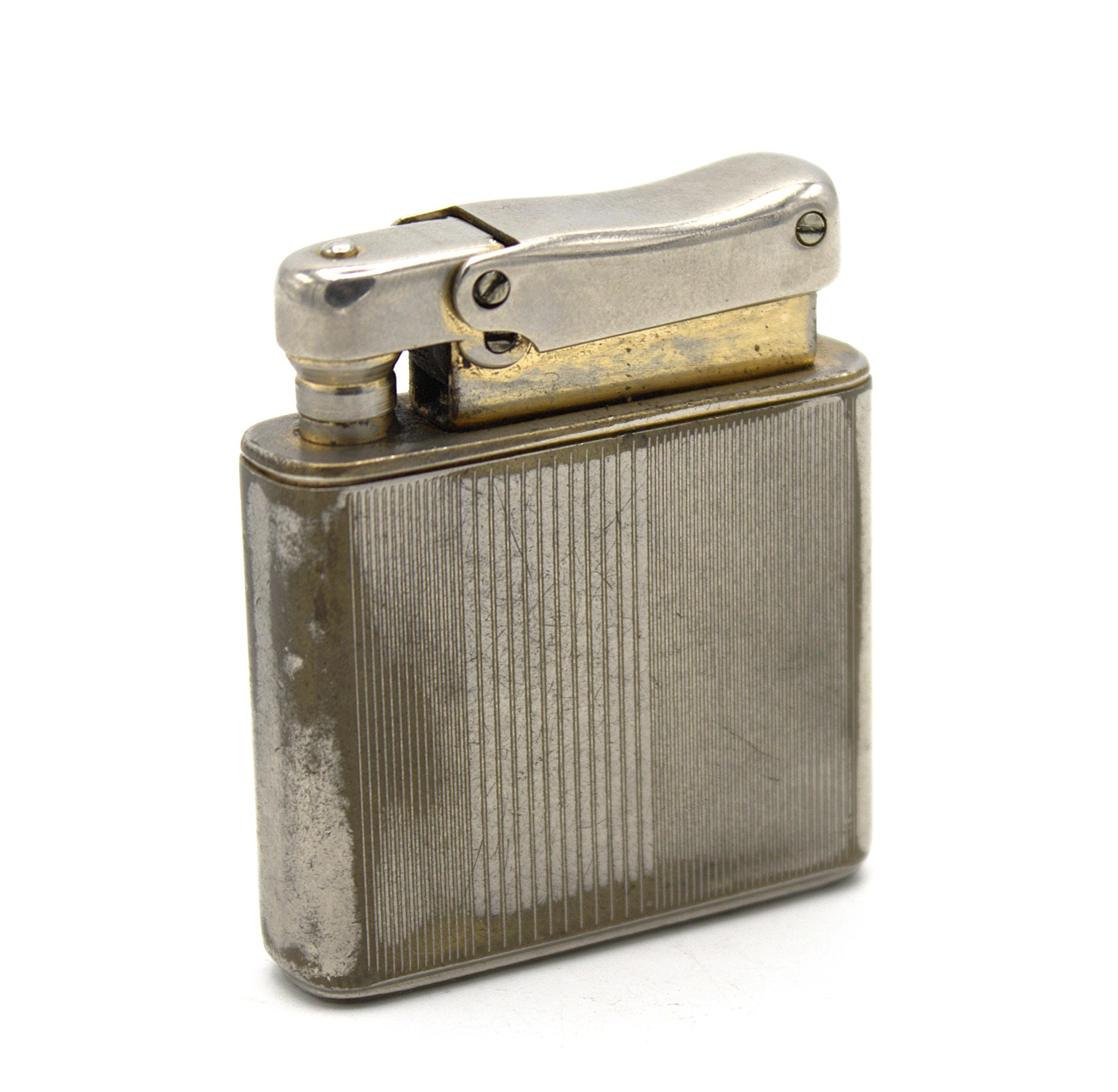 非売品特典付　美品イジュンギ Letter from Switzerland Vintage Mid-century Lighter Colibri by Kreisler Flint Spark