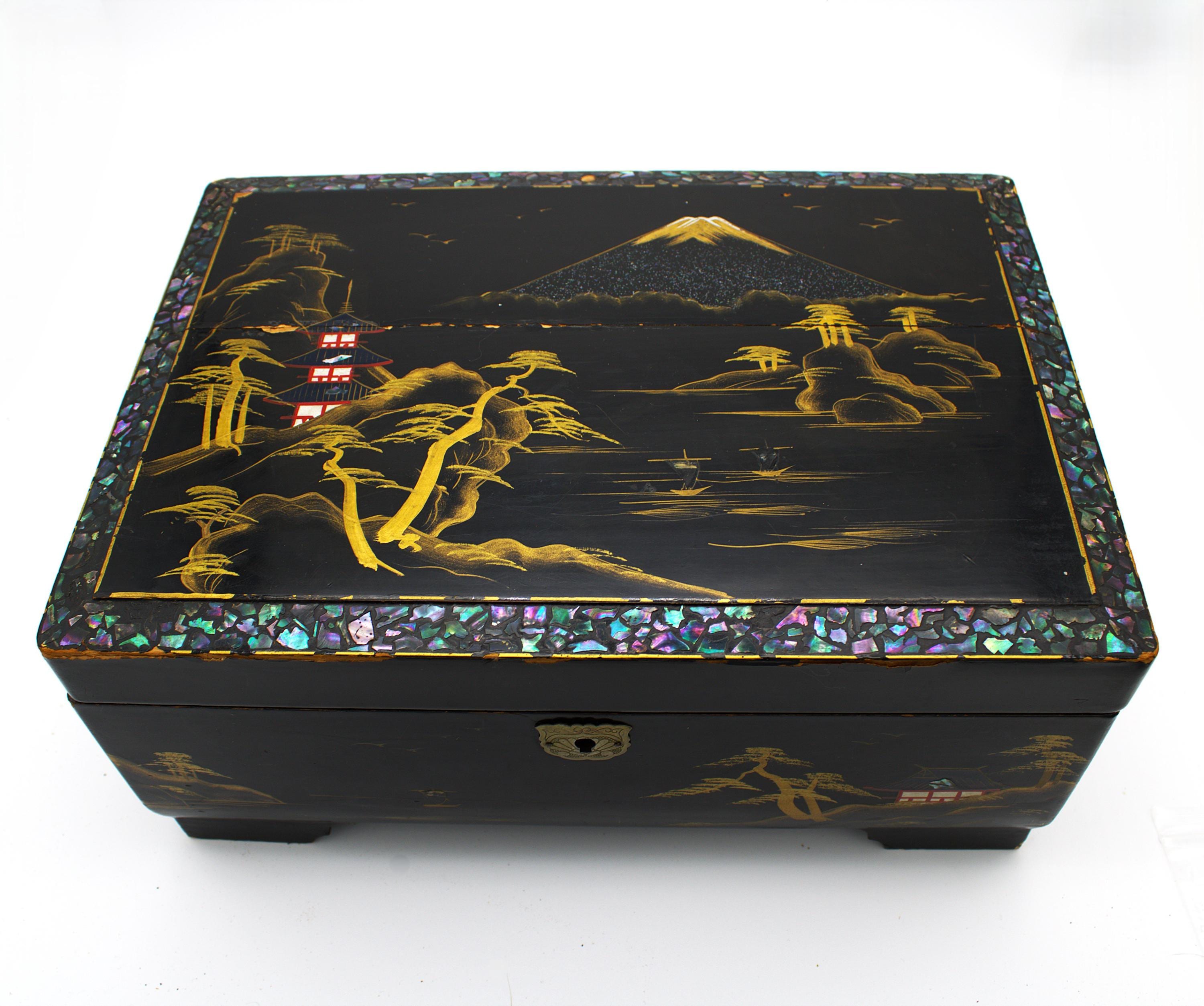 1950 Japanese Jewelry Box - Etsy