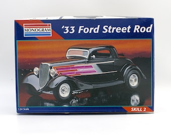 Vintage Monogram 1:24 ~ 32 Ford Street Rod Model Kit Sealed - Etsy