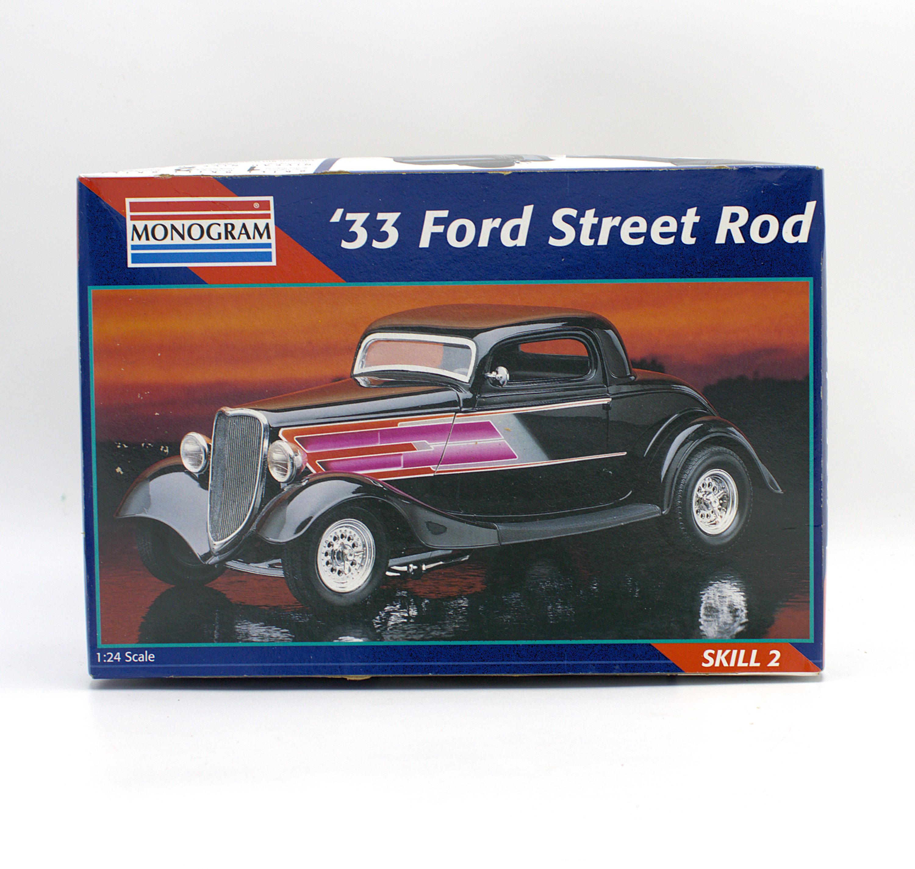 Vintage '33 Ford Street Rod Model Kit 1/24 Scale 1930s Classic