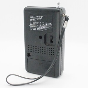Vintage AM/FM TV Station Radio Receiver Mini Portable Audio Realistic ...