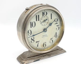 Vintage Westclox Big Ben De Luxe Alarm Clock Spring Wound